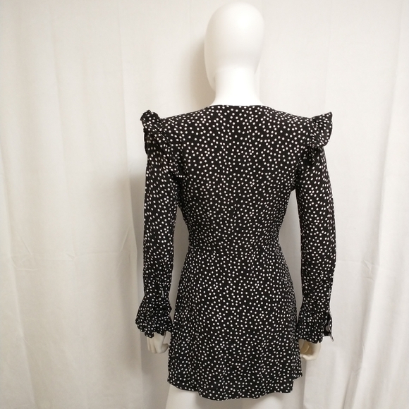 Zara Black and White Polkadot Dress - Picture 9 of 12